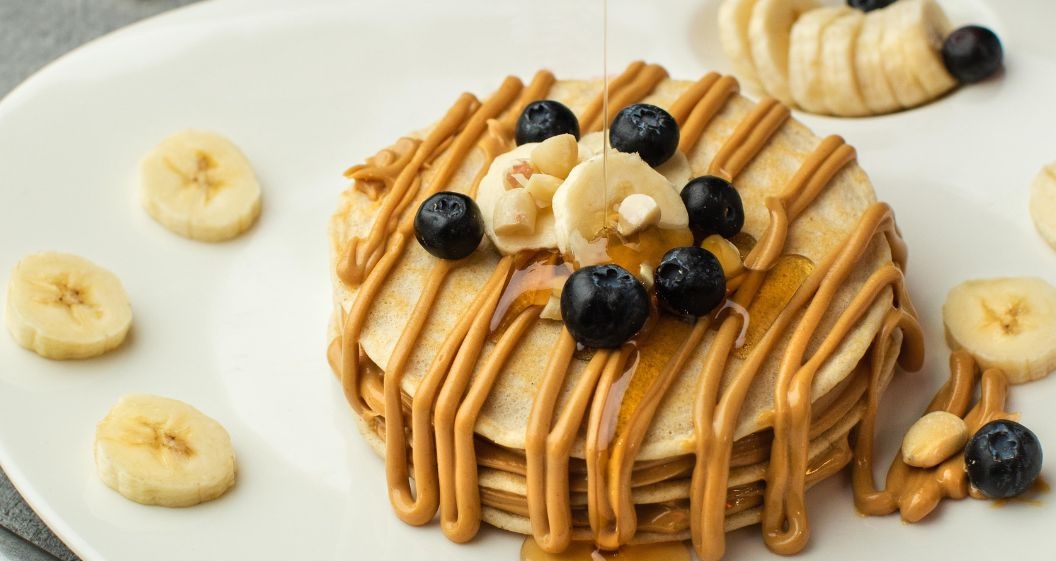 Protein Pancakes with Almond Butter